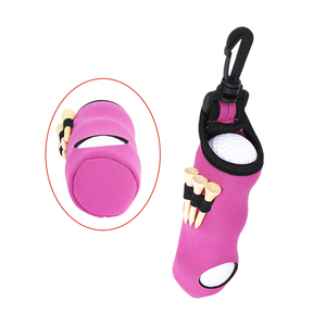 Porte-balles de golf portable en néoprène fantaisie, design personnalisé en sublimation, unisexe, pour femme, fabriqué en usine, imperméable, décontracté - Product Image 6