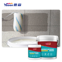 Adhésif imperméable transparent pour les carreaux de mur extérieur intérieur matériau spécial revêtement fissures pas besoin de brosse à briques Smash