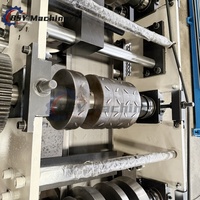 Machine automatique de formage de tôles d'échafaudage en acier galvanisé, machine de formage de planches d'échafaudage avec contrôle PLC