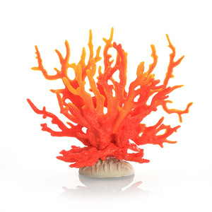 Aquascape 1L Décoration d'aquarium marin en fer, simulation de coquille de wigwam, plantes aquatiques, branches de corail en plastique - Product Image 1