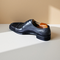 Chaussures en cuir pour jeune gentleman, polyvalentes, formelles, en cuir artisanal, semelle en cuir de vachette, à trois joints