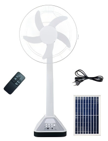 Ventilateur de table solaire tendance de classe A, avec boîte cadeau, rechargeable, pour bureau - Product Image 2
