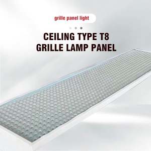 Linear Square Ceiling <strong>Aluminum</strong> <strong>Frame</strong> Led Panel Batten <strong>Grille</strong> <strong>Light</strong> - Product Image 5
