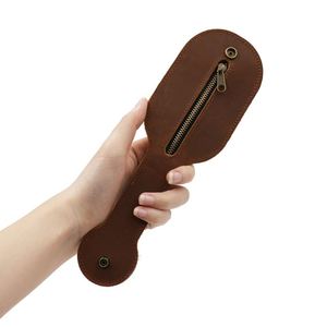 Men's Small Leather Coin Case Mini SAP Bat Self-Defence EDC Multi <b>Tool</b> Bag with Press Studs Vintage <b>Belt</b>-Loop Coin Purse - Product Image 1