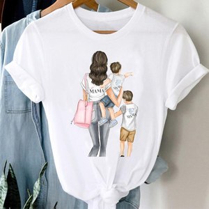 Camiseta Holgada <span class=keywords><strong>de</strong></span> Moda para Mujer, Tops Estampados con <span class=keywords><strong>la</strong></span> Frase 'Momlife', <span class=keywords><strong>Camisetas</strong></span> Personalizadas Lindas, Regalo para el Día <span class=keywords><strong>de</strong></span> <span class=keywords><strong>la</strong></span> <span class=keywords><strong>Madre</strong></span>, Camiseta Hermosa y Moderna - Product Image 2