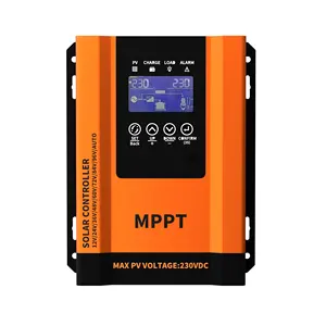 MPPT 30A 40A 50A 60A regolatori solari fotovoltaici AUTO 12V/24V/36 v48v/60V/72V/96V regolatore di carica solare caricabatterie con LCD