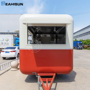 Cuisine moderne complète camion alimentaire mobile fourgonnette deuxième échantillon main BBq Pizza chariot de crème glacée fabriqué en aluminium durable en fibre de verre restauration rapide - Product Image 4