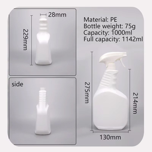 High Quality <strong>500</strong> ml 1000ml Eco Friendly <strong>Plastic</strong> Chemical Trigger Cleaning <strong>Plastic</strong> Trigger Spray <strong>Bottle</strong> - Product Image 5