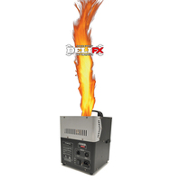 Machine à flammes rectangulaire DELI DMX512 1CH 200W, petit effet de feu de scène avec 2 réservoirs de gaz pour spectacles en direct, concerts, boîtes de nuit, discothèques