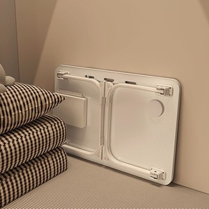 Table de chevet pliable durable Petite table d'ordinateur portable à hauteur réglable Étudiant Apprentissage <span class=keywords><strong>en</strong></span> <span class=keywords><strong>ligne</strong></span> Collège Dortoir Table de lit Spécial - Product Image 2