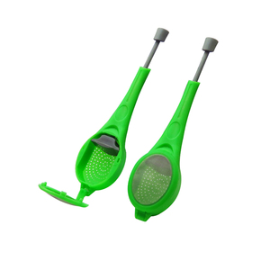 WELAND-Colador <span class=keywords><strong>de</strong></span> té <span class=keywords><strong>de</strong></span> plástico PP <span class=keywords><strong>de</strong></span> grado alimenticio <span class=keywords><strong>verde</strong></span> reutilizable portátil <span class=keywords><strong>de</strong></span> viaje saludable para té <span class=keywords><strong>de</strong></span> hojas sueltas - Product Image 1