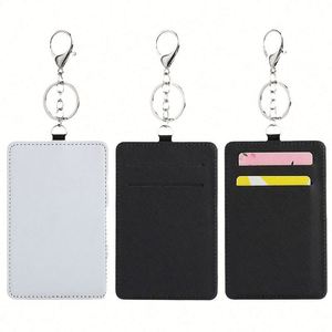 Porta Tarjetas de Crédito de Cuero PU Personalizado para Sublimación, Llavero con Porta Tarjetas, Estuche para Tarjetas, para Hombres y Mujeres - Product Image 6
