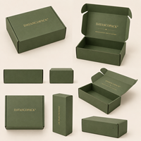 Boîte cadeau en carton rigide mat recyclable et écologique personnalisable pour l'emballage alimentaire
