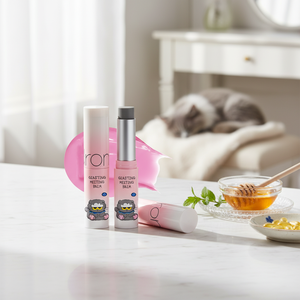 Mascarilla Labial Orgánica Rom&nd X Zo&Friends, Bálsamo Fundente Glasting con Miel, Vitamina E e Ingredientes Herbales, 5g, Hidratante y Brillante - Product Image 3
