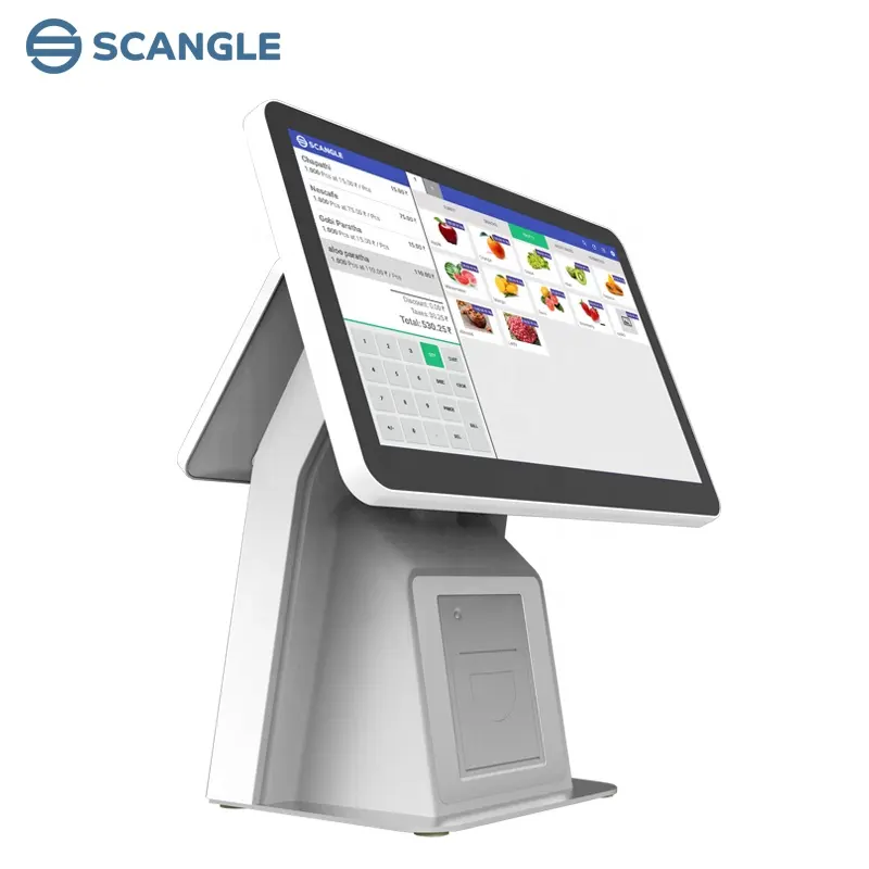 Scangle Wireless POS maschine/All in einem punkt von verkauf system pos-terminal mit 80 Thermal drucker für restaurant