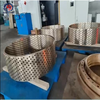 Bagues en bronze moulées sur mesure à fente, résistantes à l'usure, pour exigences uniques, utilisation industrielle dans le secteur minier et de la construction, graphite