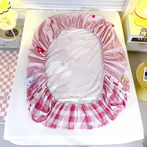 Ensemble de literie Cake <span class=keywords><strong>My</strong></span> Melody 3 pièces, imprimé de dessins animés mignons, drap-housse tout compris - Product Image 3