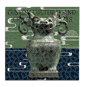 <span class=keywords><strong>OEM</strong></span> văn hóa Trung Quốc di tích Đồng trò chơi câu đố 1000 miếng bule/Xám/bảng trắng cho người lớn/trẻ em tùy chỉnh câu đố ghép hình - Product Image 6