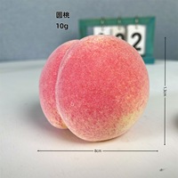 Haute Simulation Fruits et Légumes En Gros Faux Pêche Modèle Décoration De La Maison Photographie Props Début