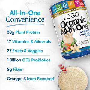 OEM ODM סיטונאי טבעי אורגני צמח חלבון <span class=keywords><strong>Superfood</strong></span> שייקים שייקים חלבון אבקה - Product Image 1