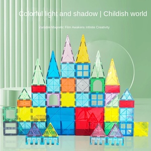 Lớn các loại DIY xây dựng khối với Cửa Sổ Màu nguồn nhà máy từ nhựa đồ chơi cho giáo dục sớm Bộ - Product Image 2