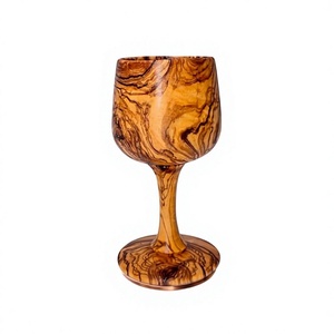 Wooden <b>Wine</b> <b>Goblet</b> Manufacturer Custom OEM ODM Bulk Supply Handmade Drinkware Solid Wood <b>Wine</b> Cup Factory Direct 250ml - Product Image 3