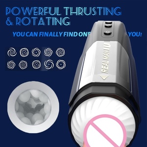 Masturbatore Maschile Telescopico e Rotante a 10 Velocità, Coppa in Silicone Morbido, Giocattoli Sessuali, Massaggiatore - Product Image 6