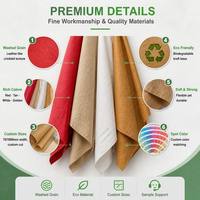 Rouleau de papier kraft enduit écologique lavé 0,35-0,55 mm, aspect cuir, 787x889 mm, imperméable, anti-bouclage, résistant aux hautes températures, sans odeur