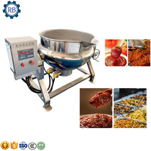 หม้อต้มไฟฟ้า/แก๊ส SUS304 ขนาด 100 ลิตร 200 ลิตร 300 ลิตร 500 ลิตร พร้อมกวนในตัว - Product Image 2