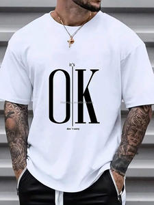 เสื้อยืดแขนสั้นผู้ชาย ผ้าถัก พิมพ์ลาย คอกลม สั่งทำได้ คุณภาพสูง ผ้าฝ้าย ไซส์ใหญ่ สำหรับผู้ชาย - Product Image 2