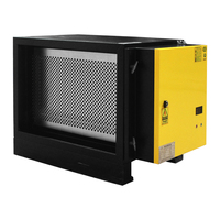 Filtre à fumée d'échappement ESP, purificateur électrostatique de fumée d'huile pour cuisine commerciale, machine de traitement des gaz