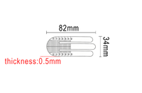 Hot Sale Optical Pupil Ruler Optometry PD Ruler PR016 Plastic Eye Distance Measuring Tool for Optician Clinic