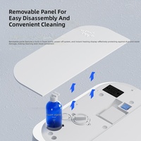 WC intelligent monobloc de luxe avec bidet intégré, design élégant, électronique, pour salle de bain, sanitaires intelligents
