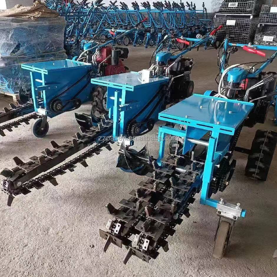 15馬力ミニトレンチャー 幅15cm 深さ1m 溝掘り機 チェーン式溝掘り機