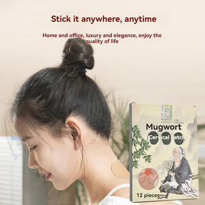 Airende Patchs auto-chauffants en gros, en boîte, 12 patchs par sachet, parfum armoise et gingembre, pour le cou, le dos, les genoux, les articulations et autres zones, traditionnels - Product Image 2