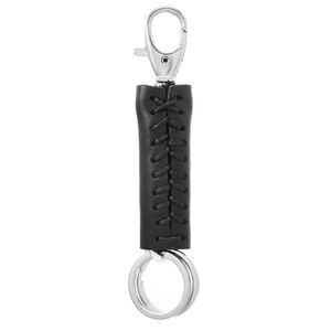 Porte-clés personnalisé fait main en cuir PU, broderie au point de croix, breloque de sac, porte-clés de voiture, cadeau, porte-clés mignon vierge pour fille - Product Image 1