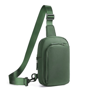 Bolsa Transversal Feminina Antifurto de Nylon Premium Esportiva Impermeável Multicolorida Dupla Face com Fecho ZIP - Product Image 4