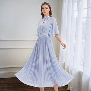 Wholesale Mint Chiffon Dress Three-Layer Chiffon Design | Alibaba.com