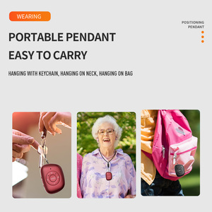 Senior Emergency 4G GPS Position Tracking Medical Fall Alert Notifications 2 Way Call Wearable <span class=keywords><strong>Device</strong></span> Personal Locator Pendant - Product Image 6