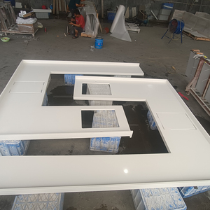 GOLDTOP ODM OEM 2002 Grande dalle de quartz bleu, pierre artificielle, surface polie, imperméable, pour plan de travail de cuisine moderne - Product Image 2