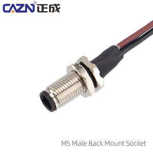 Разъем M5 * 0,5 с электронным проводом 30 см 1A 60V 26AWG Штекерный и гнездовой разъем - Product Image 3