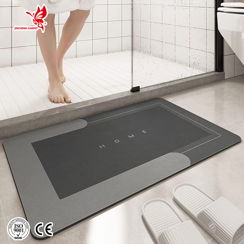 Custom Printed Diatomite Bath Mat Non
