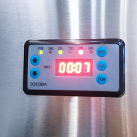 Machine à glace commerciale à cube solide 200kg par jour Type de pulvérisation d'eau 28X28X32 avec noyau de pompe à compresseur 220v pour café