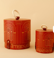 Boîte cylindrique écologique artisanale recyclable pour parfum et huile essentielle, emballage en tube de papier kraft biodégradable