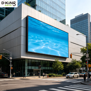 Pantalla LED Grande para Montaje en Pared Exterior DKing P8 P10 IP65, Pantalla LED Publicitaria para Centros Comerciales, Edificios y Fachadas - Product Image 1