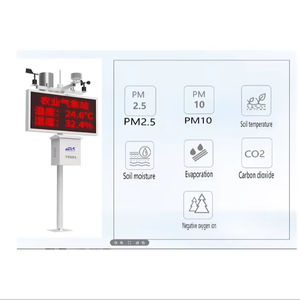 Equipo de monitoreo de estación meteorológica Lluvia Temperatura del aire humedad Velocidad del viento dirección del viento Instrumento de monitoreo de viento - Product Image 2