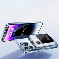 Dernière version de la batterie externe magnétique sans fil avec logo personnalisé, 5000 mAh, 10000 mAh, chargeur rapide, batterie portable pour smartphones universels