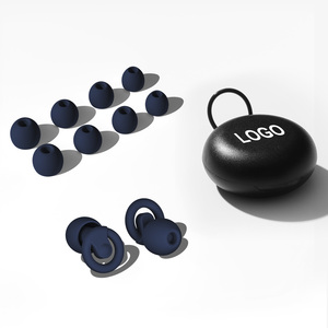 Tapones de silicona personalizados con logo, 4 tamaños, para sueño profundo, cancelación de ruido, protección auditiva, tapones de seguridad para dormir - Product Image 2