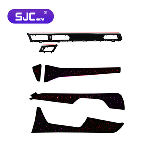 Lumière d'ambiance de voiture SJC 64 couleurs pour <span class=keywords><strong>Audi</strong></span> A7/C8/S7/RS7 <span class=keywords><strong>2019</strong></span>-2025, style ciel étoilé, accessoires de décoration intérieure - Product Image 1