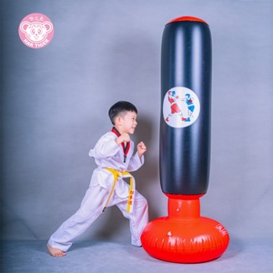 Saco de Boxeo Inflable Independiente de Nuevo Estilo 2024, Equipo de Boxeo con Objetivo de Cuero para Niños, para Kickboxing - Product Image 6